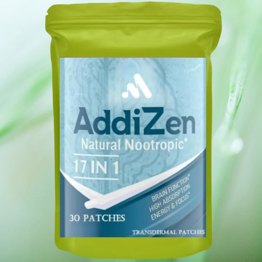 30 Patches Focus 17-in-1 Brainor Memory And Focus Transdermal Patches With L-theanine, Vitamin B6 & B12