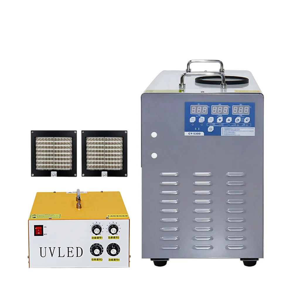 2pcs High Power Water Cooled Uv Led Curing Lamp UV Screen Printing UV Inkjet Printing Ultraviolet Lamps Uv Led Curing System