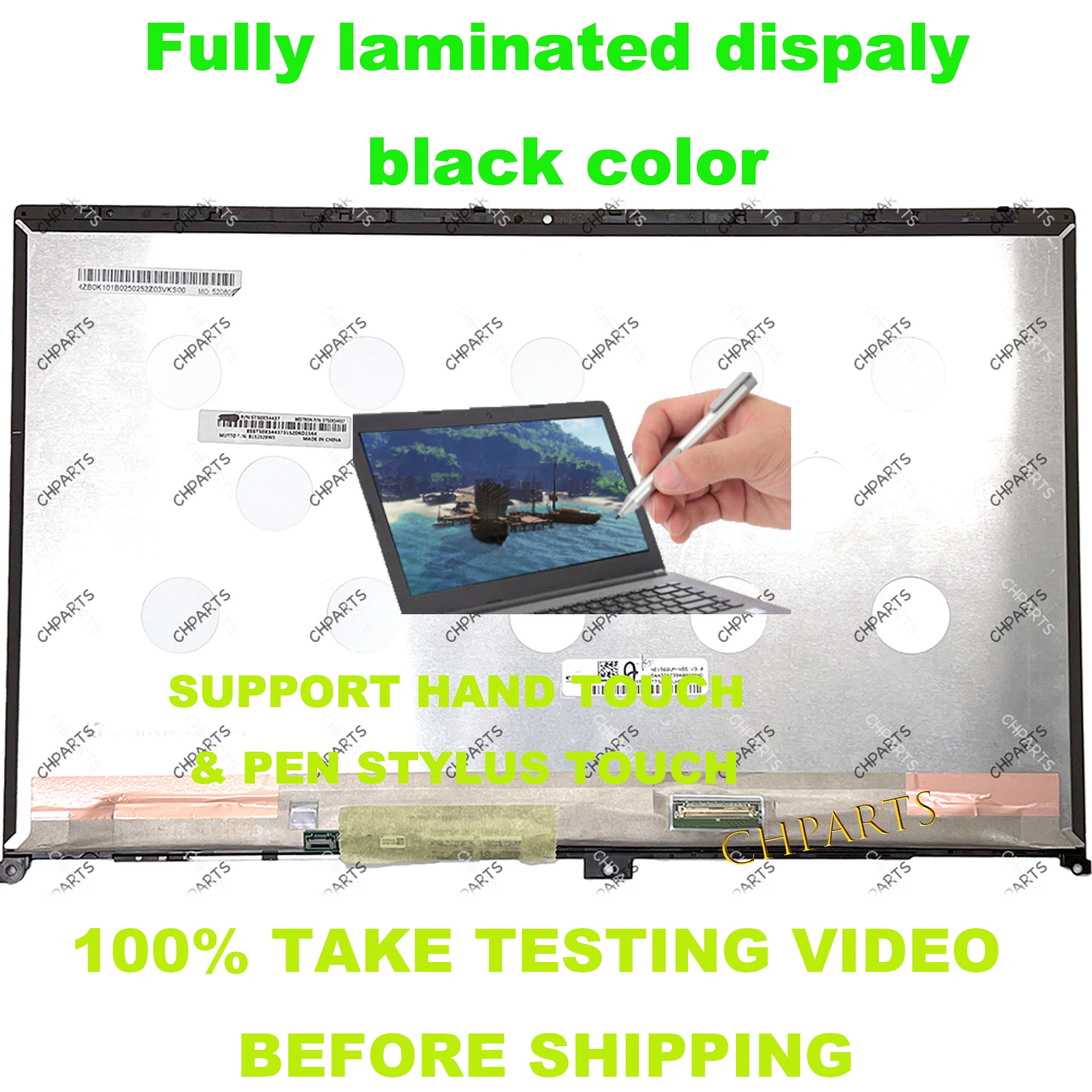 15.6'' Zamiennik ekranu dotykowego LCD do laptopa lenovo Ideapad Flex 5 15ALC05 82HV 15IIL05 81X3 15ITL05 82HT — zdjęcie 4