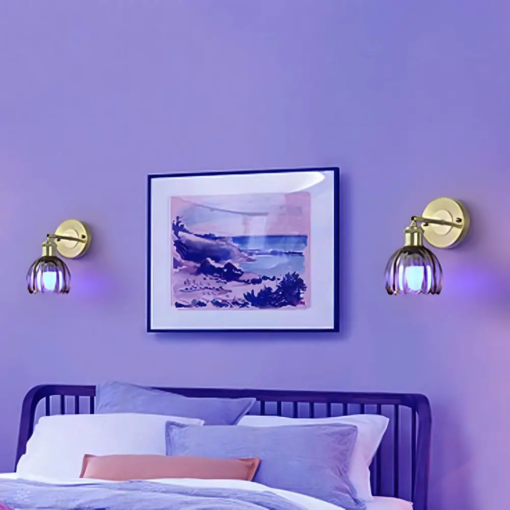 

Indoor Wall Light Retro Led Wall Lamp with Remote Control 3 Color Temperatures 12 Rgb Options Battery Operated Rechargeable