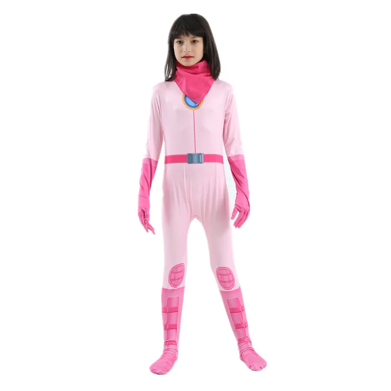 Anime Princess Becky Pink Bodysuit Girls Sexy Cosplay Party Costume School Anime Uniform Halloween Dress Up Bodysuit