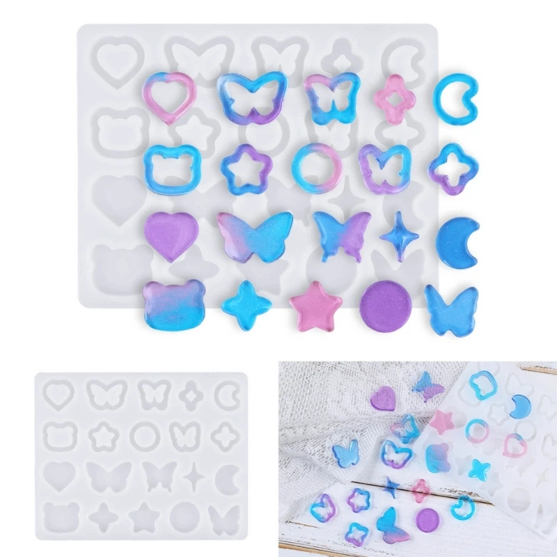 

Heart Butterfly Silicone Mould Resin Filler Crystal Epoxy Resin Mold