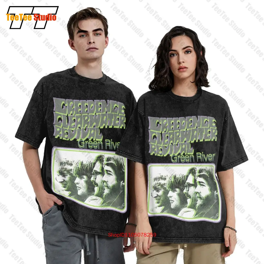 Creedence Clearwater Revival Ccr Rock Band Tour Concert Vintage Oversized T-Shirt U8AG - view 2