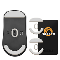 2 Sets HASAKU Rounded Curved Edge Gaming Mouse Feet Skates for VXE Dragonfly R1/R1 SE/R1 Pro Wireless Mouse Feet Pad Replacement