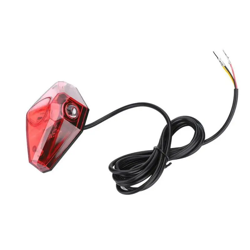 6V-80V LED Electric-Bike Scooter Rear Tail Safety Warning Light Ebike Brake Lamp For Electric Bicycle Modification