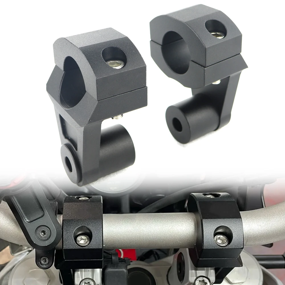 

28mm 1 1/8" Motorcycle Handlebar Mount Clamp Risers Fit For BENELLI Imperiale 400 302S 752S 402S BN 125 251 TRK 502 /251/702/800