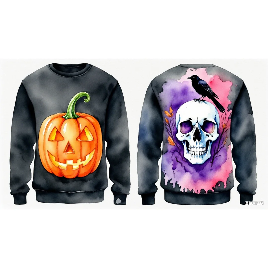 Толстовка с рисунком для Хэллоуина, 3D принт, осенние модные толстовки для отдыха, детские толстовки Y2K, мужские и женские толстовки
