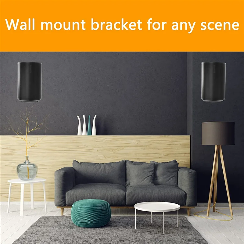 POP-lSpeaker Metal Wall Mount สําหรับ Sonos Era 100 ลําโพงไร้สาย, ขาตั้งแบบปรับได้สําหรับ Sonos Era 100
