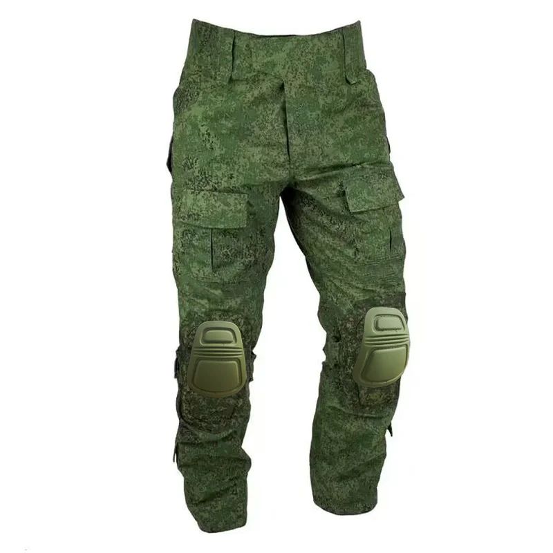 Imagem -05 - Calças Masculinas de Combate com Joelheiras Airsoft Carga Tática Calças Esportivas Camuflagem Multicam Trekking Roupas de Caça