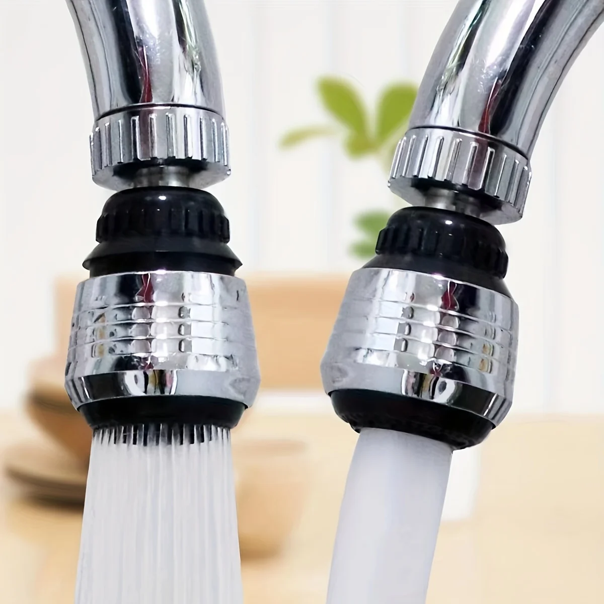 360 Degree Rotating Kitchen Faucet Sprayer Head, Water Saving Faucet Filter , Stainless Steel Universal Adapter Nozzle