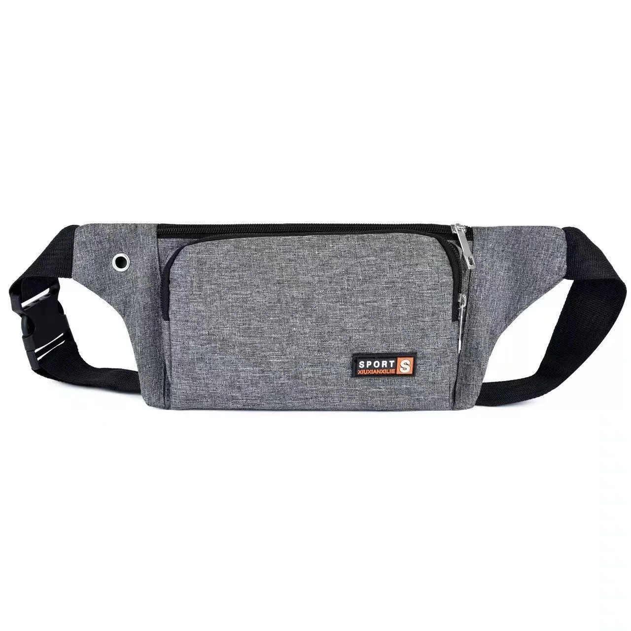 

Men's sports waist bag women's multi-functional running and fitness lightweight chest bag Oxford cloth crossbody bag
