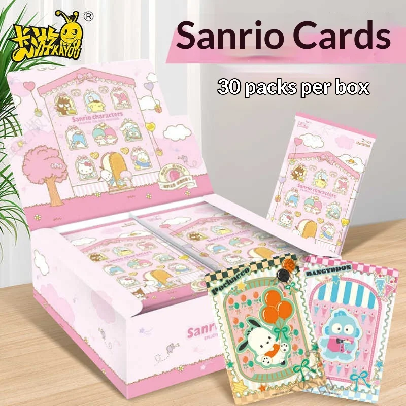 

Аутентичные Kaya Fun Shadow Pack Winter Sun One Full Box 2 юаня Pack Sanrio Game Коллекционные карты Игрушки и хобби