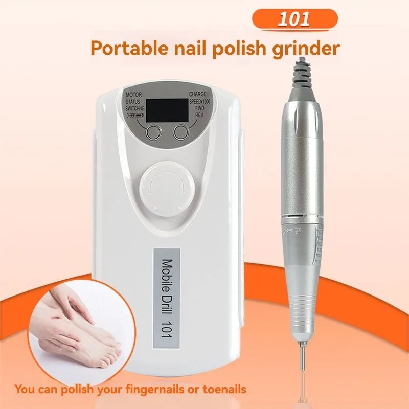 Trapano per unghie portatile compatibile con spina B47B-US, per opzioni di manicure e pedicure