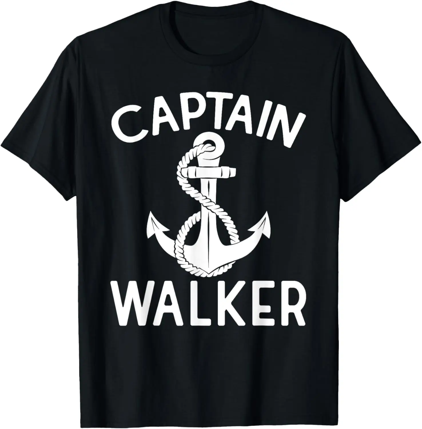 

Captain Walker Ship Boating Yacht Boat Anchor T-Shirt