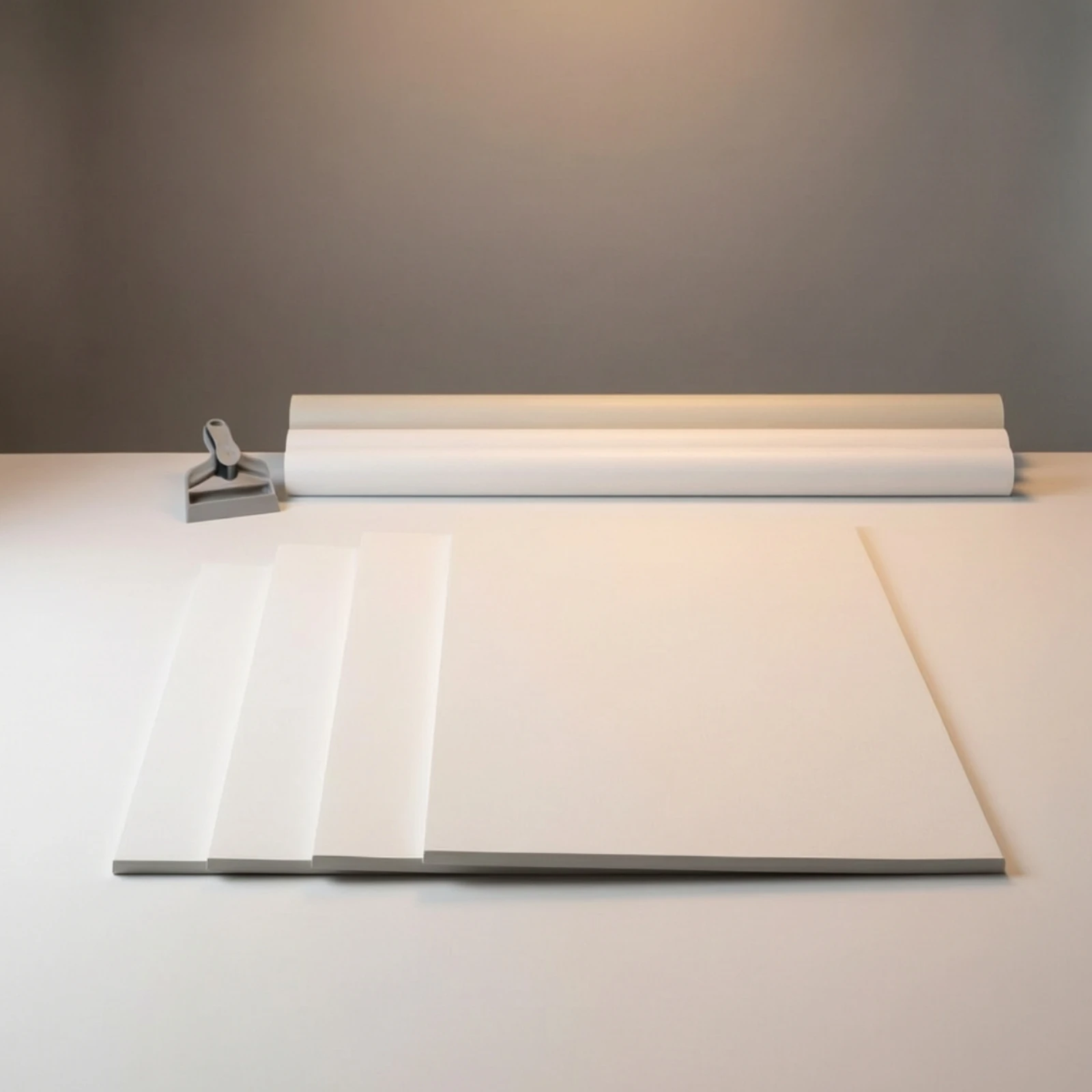4 Piezas de Lámina de Plástico ABS con Película Protectora, Lámina de ABS Flexible, Panel de Plástico Moldeable, Liso, para Fabricantes, Proyectos de Bricolaje