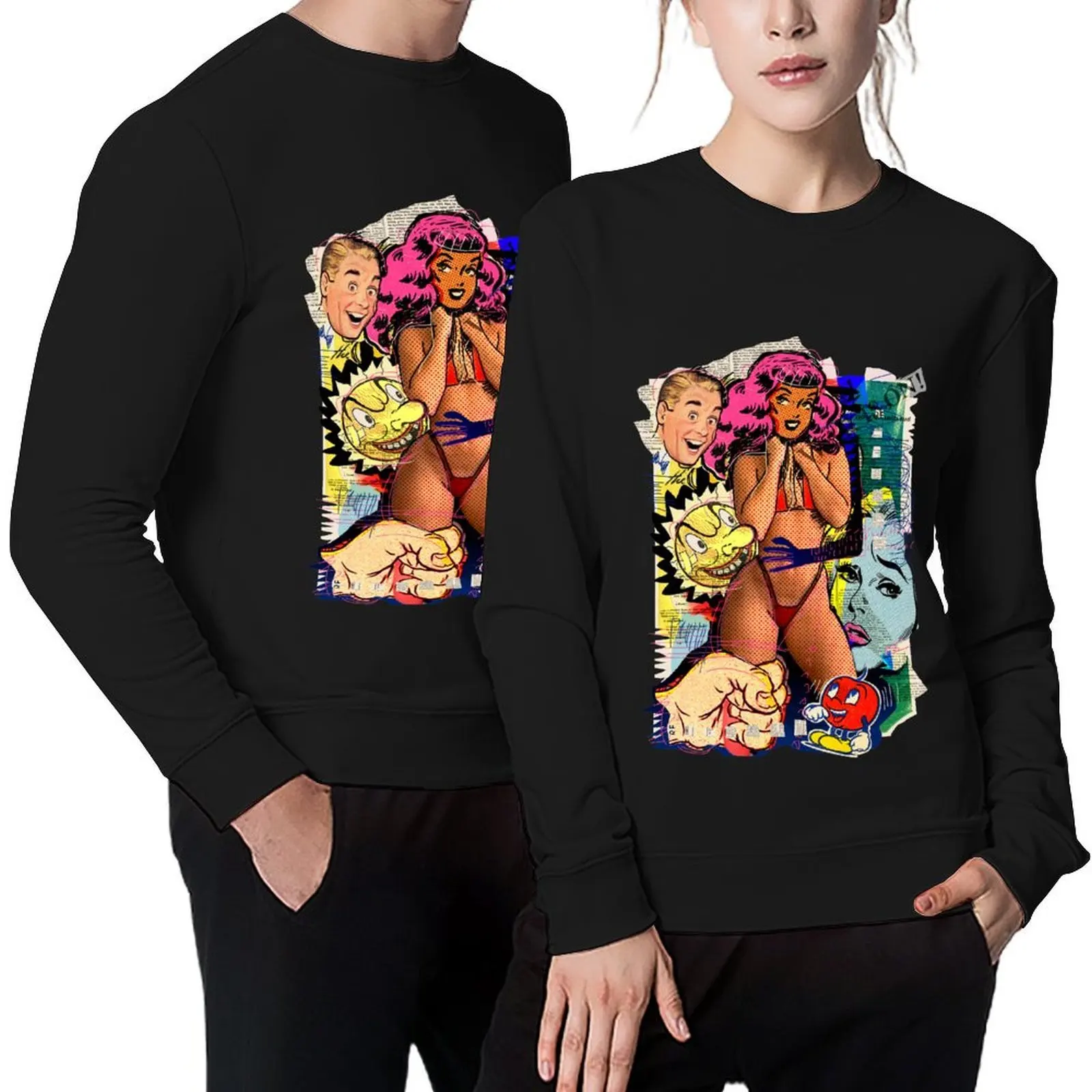 

pinup Pullover winter clothes fashion men anime clothes graphic t shirts men sweatshirt