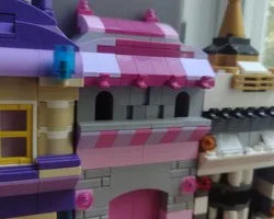 1244-delige Moc middeleeuwse luxe regenbooghuisscène bouwsteen aanpassen diy onderwijs montage kinderen speelgoed verjaardag verrassingscadeau