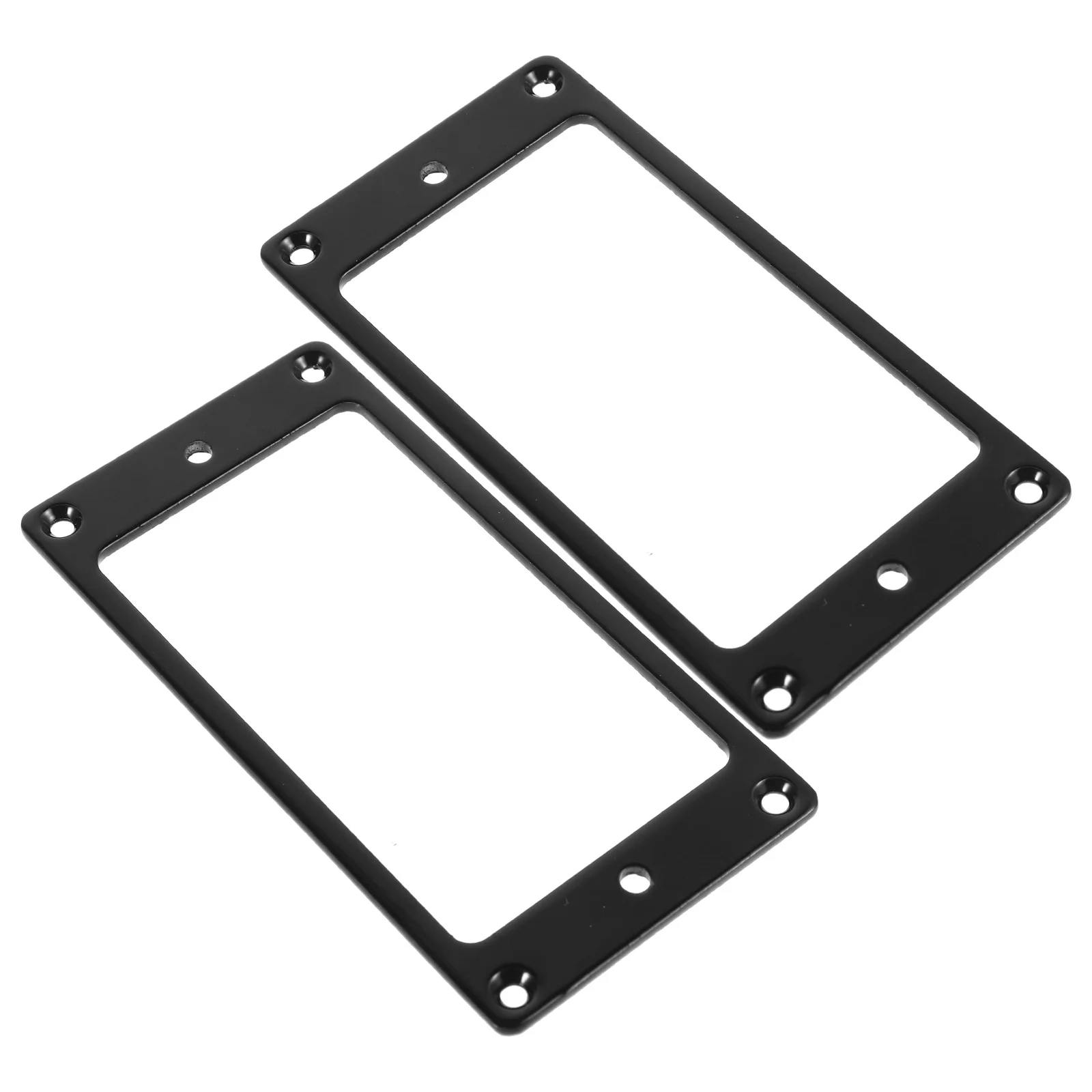 

2Pcs Guitar Pickup Frames Metal Humbucker Covers Flat Design Dual Coil Clear Sound Electric Guitar Parts Humbucker Plate