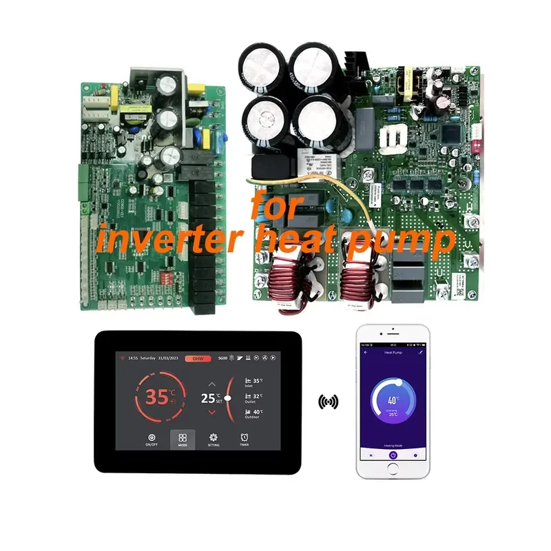 for Commercial Outdoor Heating Inverter Heat Pump Controller Wifi PCBA Assembly for Hotels and Outdoor Applications
