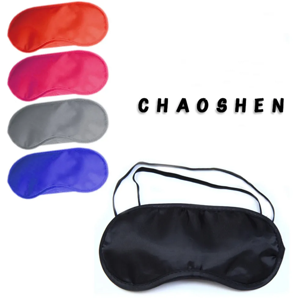 12Pcs Polyester Eye Mask Cover Washable Lightweight Elastic Straps for Travel Sleep Shade Home Office Sleep Eye Patch Colorful