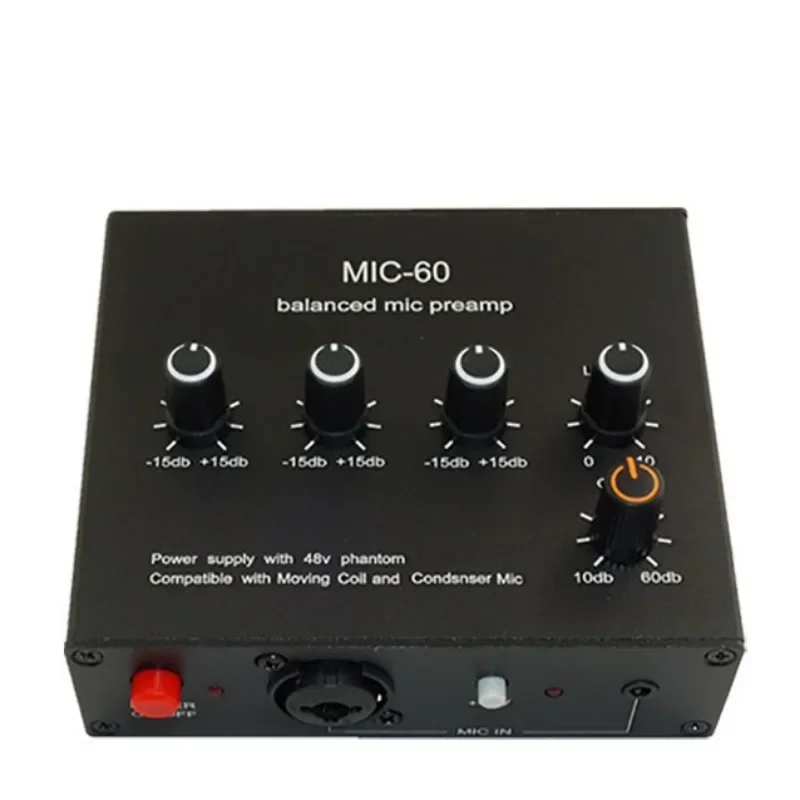 Balanced Dynamic Microphone Amplifier Music Audio Amplifier