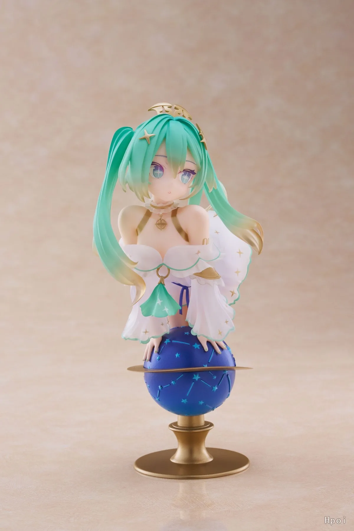 16cm Anime Hatsune Miku Figur glitzernden Stern ver 39. Jubiläum Globus Szene Modell Spielzeug Geschenk Sammlung Action figur PVC