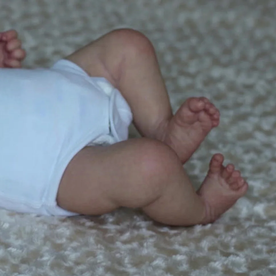 18 "/45 سنتيمتر واقعية تولد من جديد فتاة دمية طفل كامل الجسم الفينيل سيليكون ثلاثية الأبعاد رسمت باليد الوليد هدية هدية عيد ميلاد هدية الكريسماس