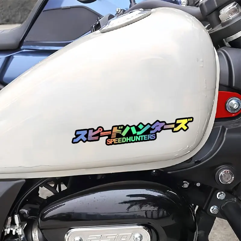 JDM Style Speed Hunter wasserdichter Aufkleber, Vinyl-Sticker, Racing-Design-Dekor für Auto, Motorrad, Helm und Laptop – Detail 5