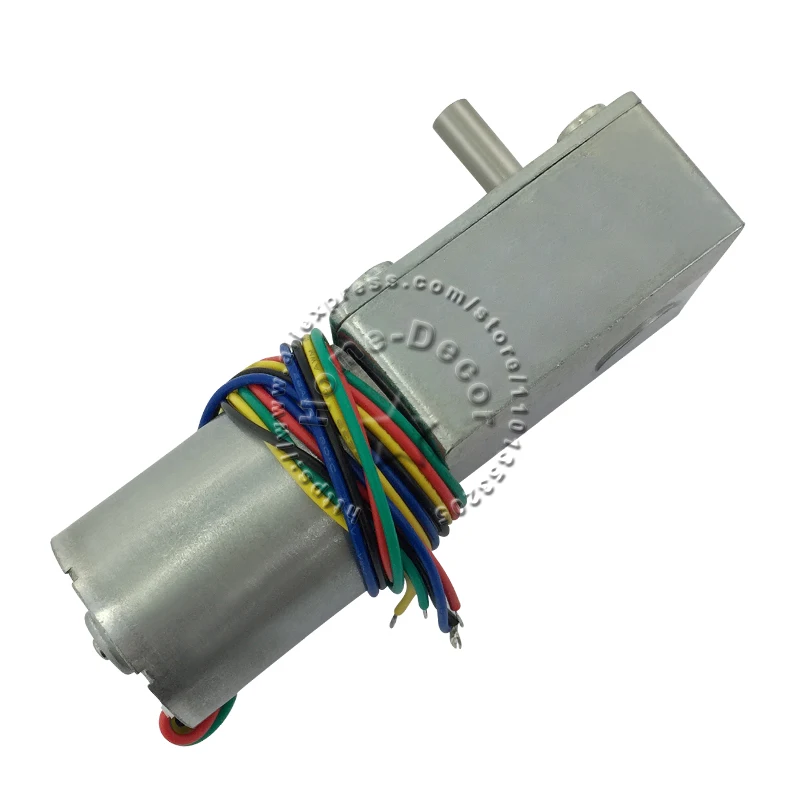 1pcs DC12V 24V JGY2838 Turbo Worm Speed Reduction Brushless Gear Motor with Full Metal Gearbox
