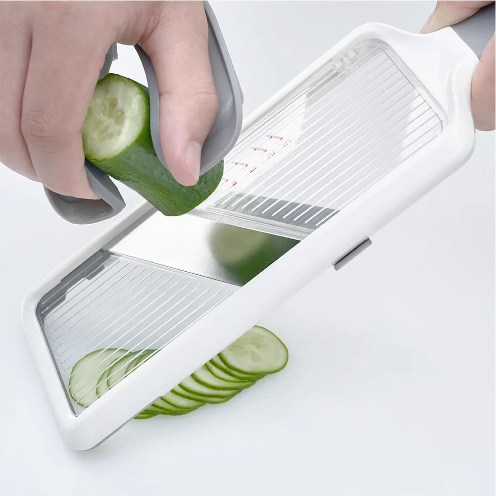 Multi Handheld Vegetable Slicer with Adjustable Stainless Steel Blade Kitchen Veggie Patato Chopper Carrot Cheese Grater