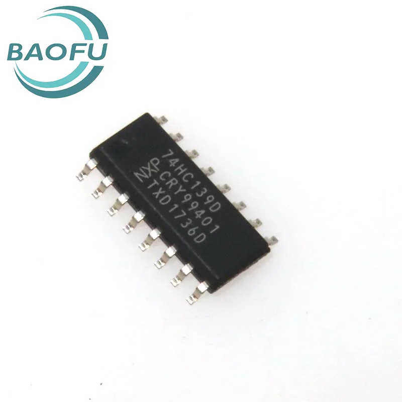 Newly imported original 74HC139D SOIC-16 dual 2 to 4-wire decoder/multiplexer