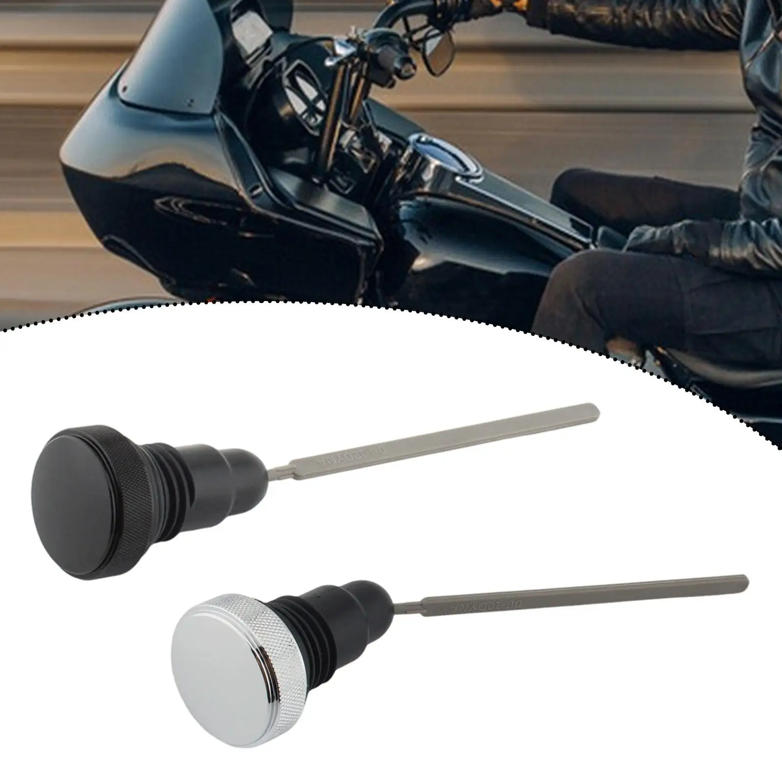 

Щуп для измерения уровня масла для мотоцикла, алюминиевый сплав, замена индикатора уровня масла для Harley Fxd Dyna 2006-2017, аксессуары для мотоциклов