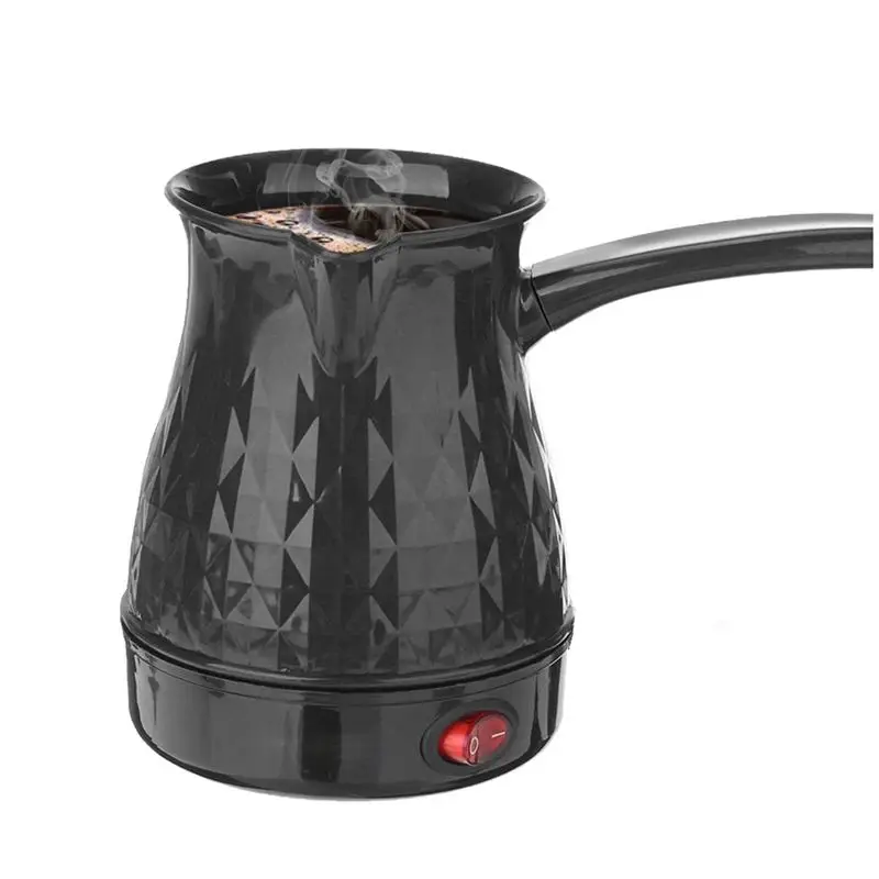 

Электрический чайник B02C, 0.35 л, быстрое кипячение, пластиковый кофейник, электрический турецкий чайник для заваривания кофе в Ближнем Востоке, вилка стандарта США