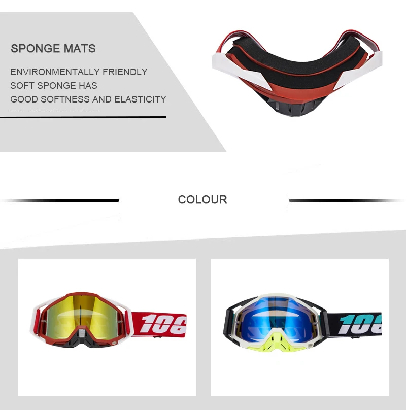 Hochleistungsfähiger Motorradhelm; Offroad-Motorrad-Sonnenbrille; Geländetaugliche Herren-Motorradbrille; ATV-winddicht; b – Detail 6