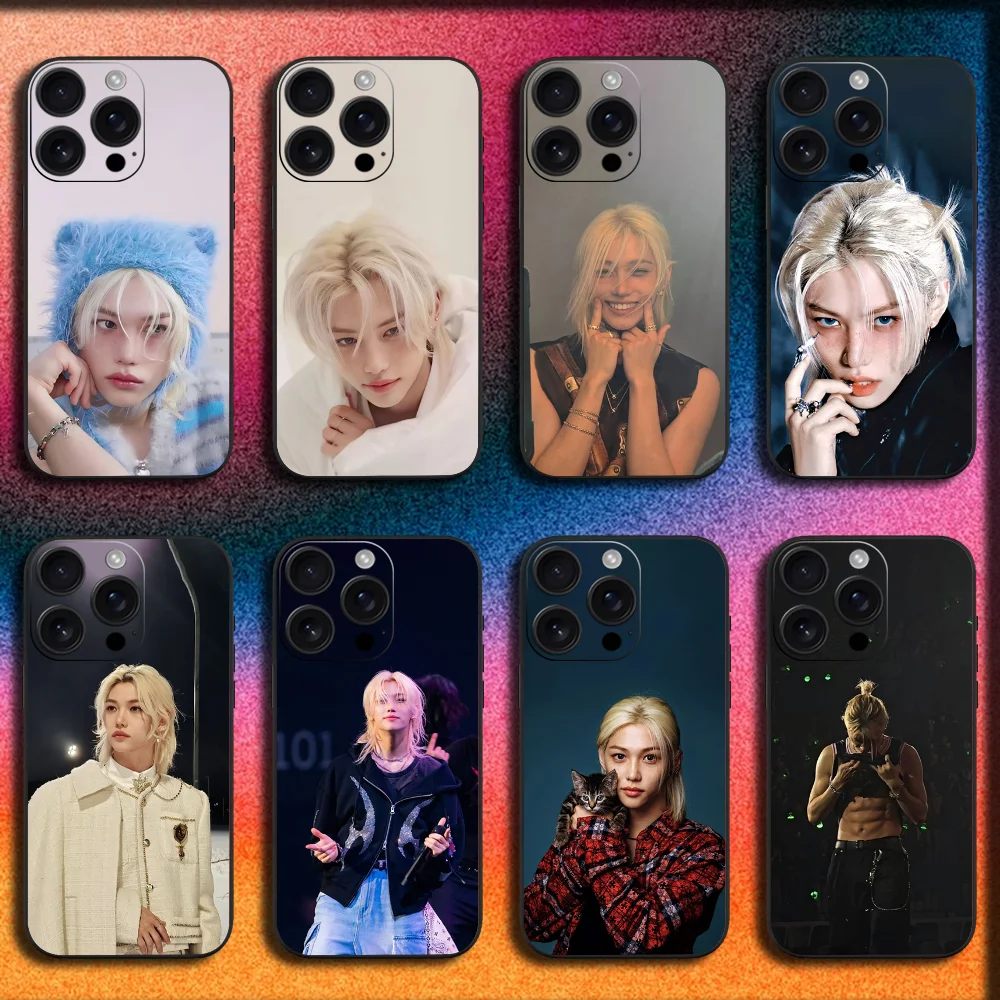 

Singer F-Felix L-Longfu Phone Case For iPhone 16,15,14,13,12,11,Pro,XS,Max,XR,Plus,SE,Mini Soft Black Cover