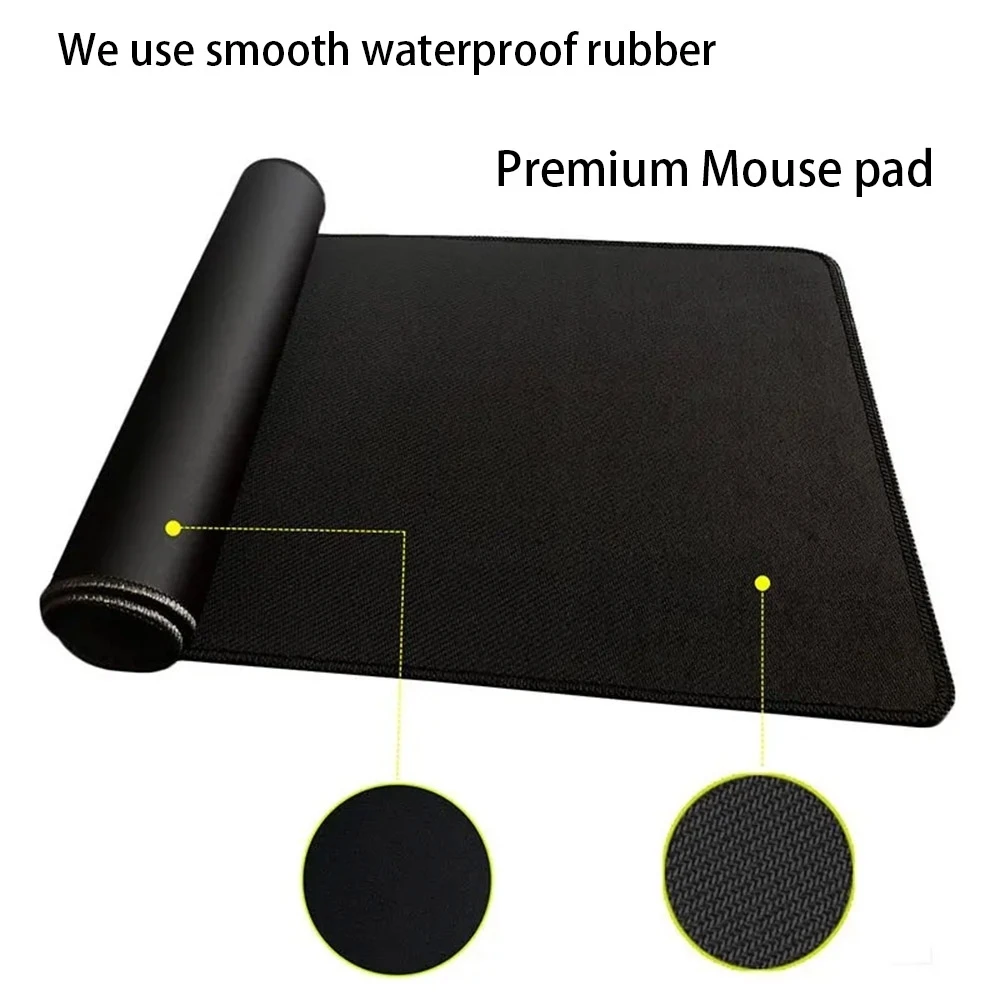 Imagem -04 - Grande Black Clover Gamer Mouse Pad Acessórios para Jogos de pc Esteira de Mesa Anime Computador Tapetes de Mesa Escritório xl