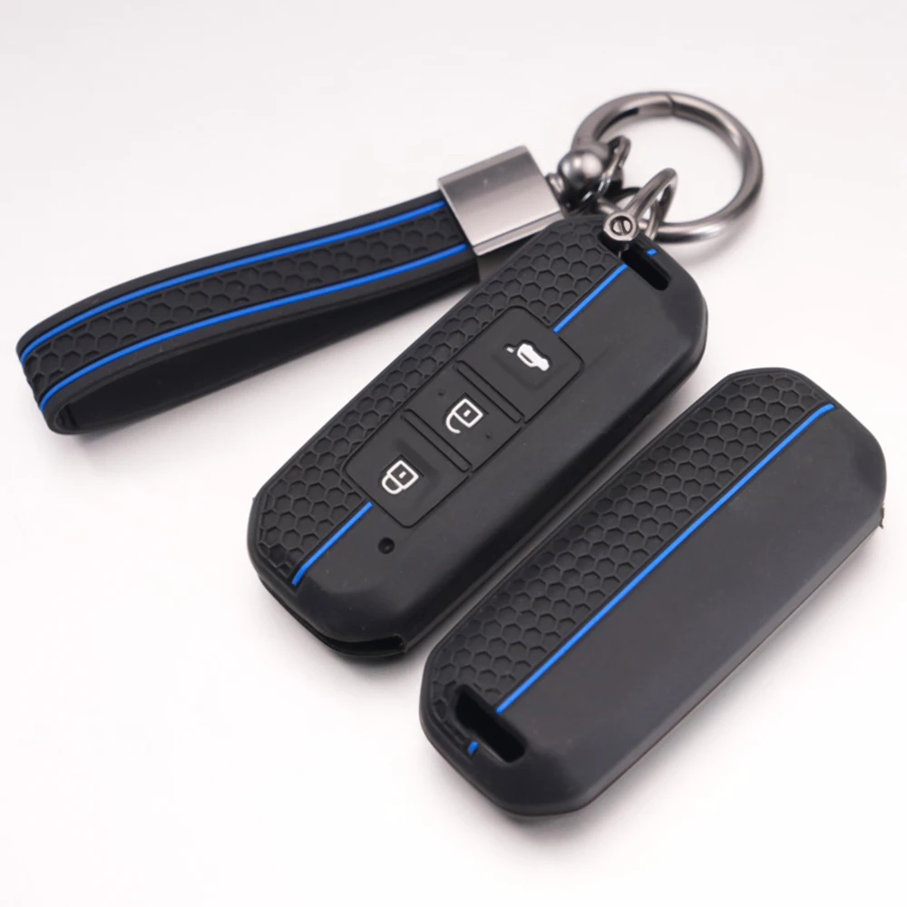 Key Fob Case With Wrist Strap For Chevrolet Captiva Turbo Groove Blazer Enjoy Optra For Baojun 510 560 730 RS-5 Full Coverage