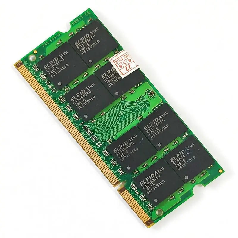 ELPIDA RAMS DDR2 2GB 800MHz Laptop memory DDR2 2GB 2RX8 PC2-6400S-666 Notebook memoria 1.8v