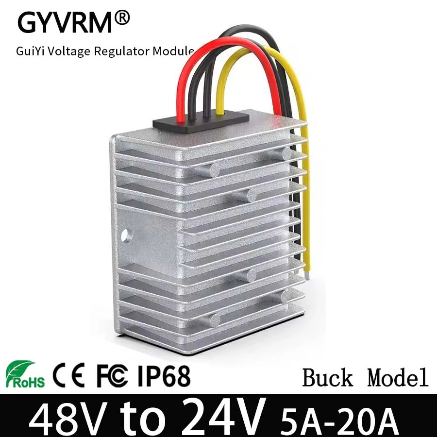 

Dc-dc 36V48V to 24V 5A-20A DC power module 30V-60V to 24V Non-isolated buck power converter 36V48V to 24V Voltage regulator