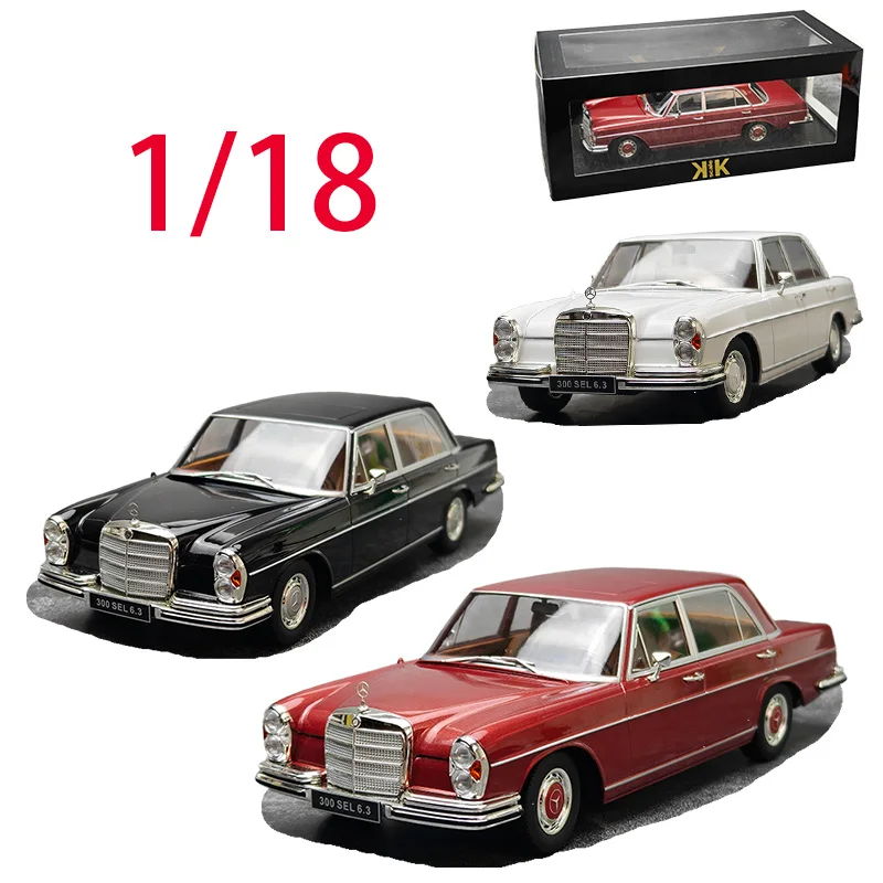 

KK Литой под давлением масштаб 1/18 Mercedes Benz, модель автомобиля из сплава Mercedes Benz 300SEL 6,3 W109, игровые транспортные средства, игрушки для мальчиков, оригинальная коробка
