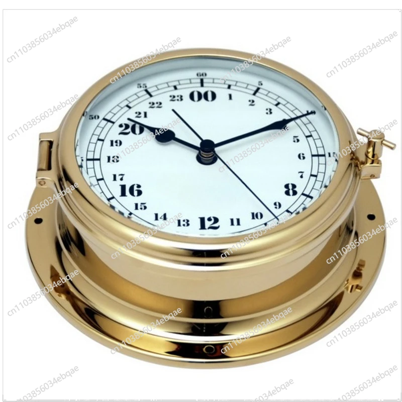 

Ship Yacht RV Villa Waterproof and Rust-proof 24-hour Quartz Clock/boat Bell/submarine Bell/copper Case