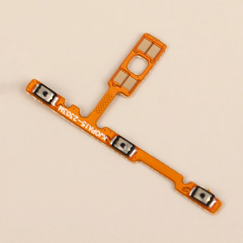 1Pcs Power ON OFF Control Key Mute Switch Volume Button Flex Cable For OPPO A15 Replace Accessories