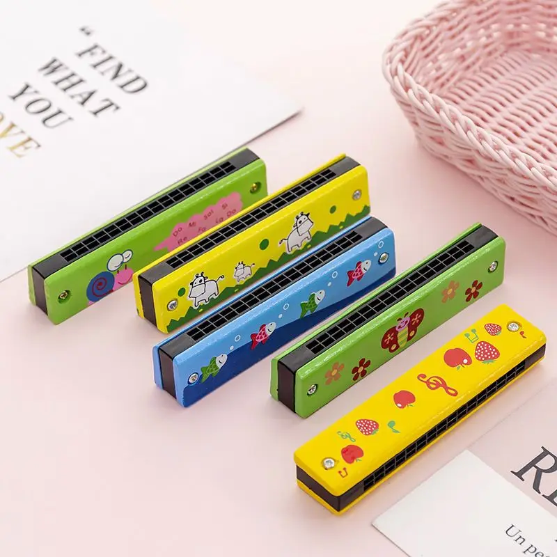 Harmonica en bois pour enfants, Instrument de musique, jouets, éducation précoce, maternelle pour débutants, outils pédagogiques, Puzzle TMZ