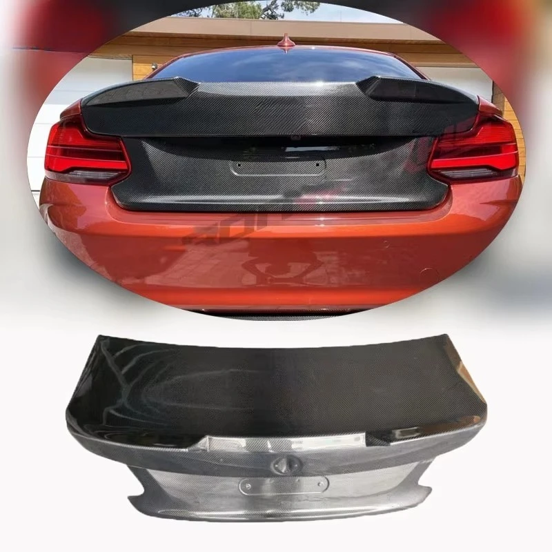 

14-19 for 2 Series F22 M235i Body Parts Carbon Fiber Rear Boot Trunklid Duckbill Tail Coupe CLS Style for F87 F22 M2 M2C