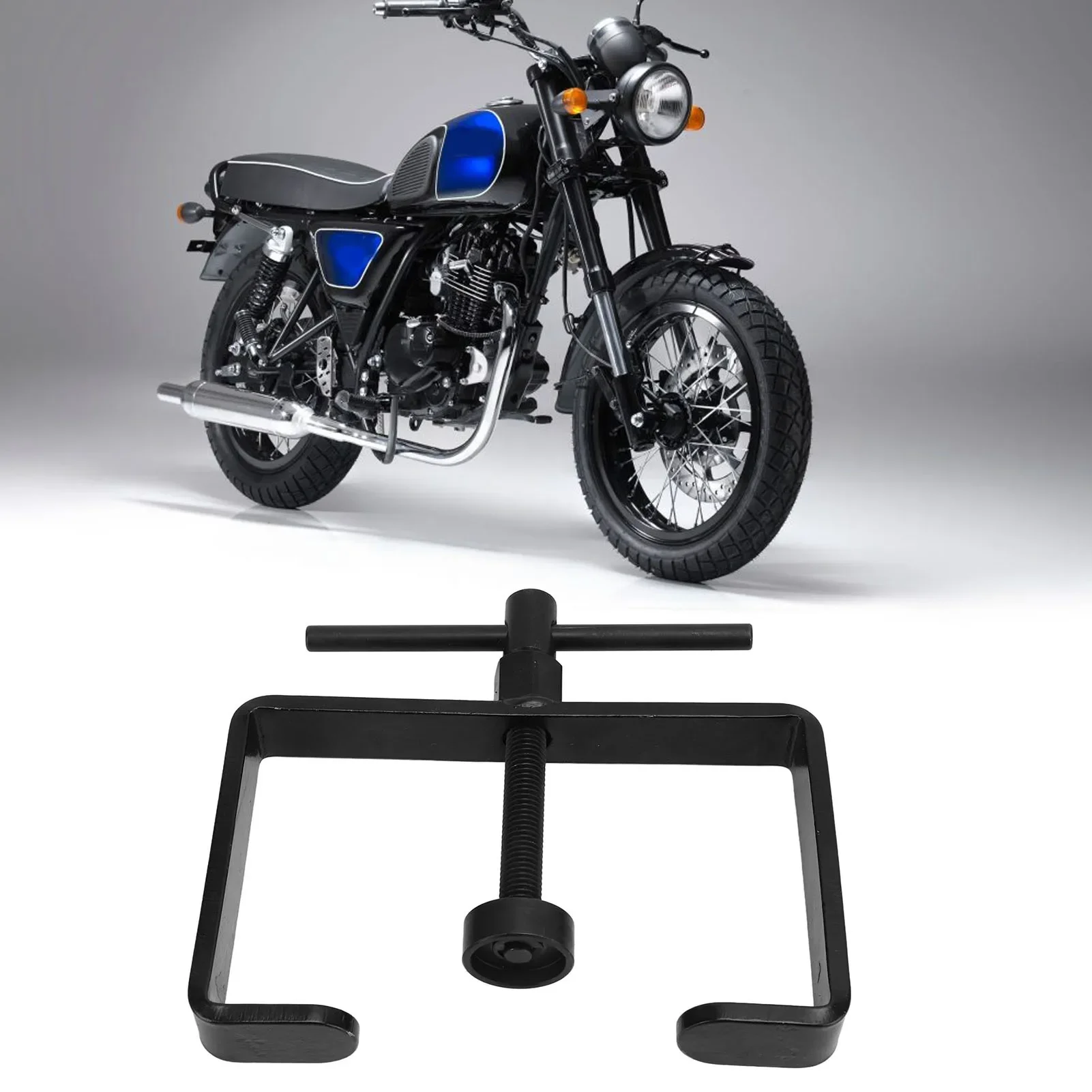 

Spring Remove Install Tool Professional 125‑155mm Long Durability Spring Compressor for Motorcycles Scooters
