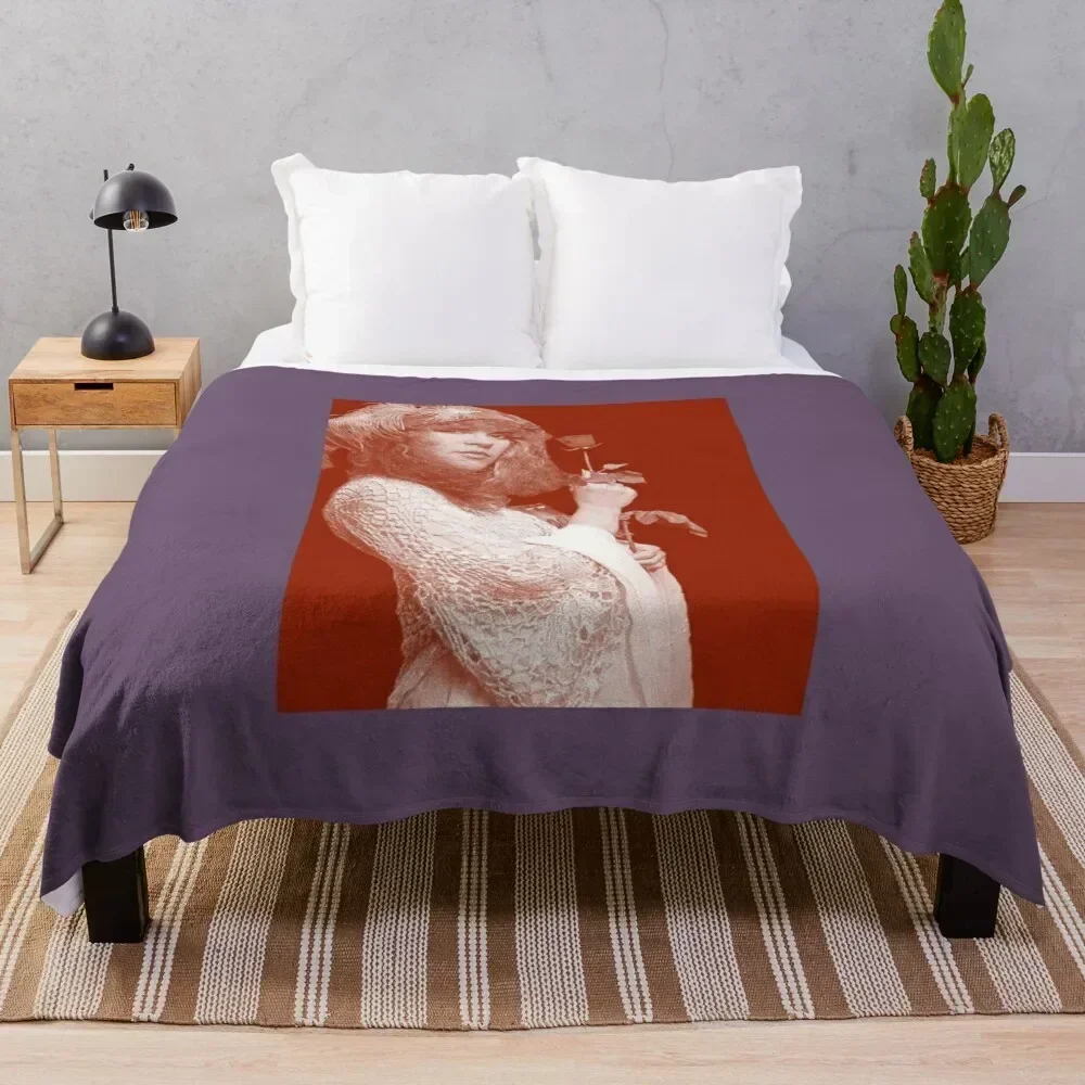 

Stevie Nicks Red Throw Blanket Warm Cozy Throw Blanket for Living Room Couch