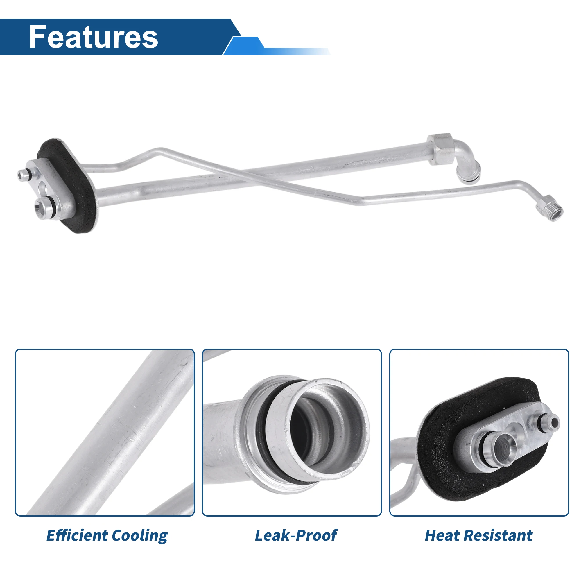 

UXCELL Шланг для жидкости хладагента кондиционера для Honda CR-V 2012-2014, напорный шланг, линия трубы кондиционера No 80320T0TH01, резиновый утюг