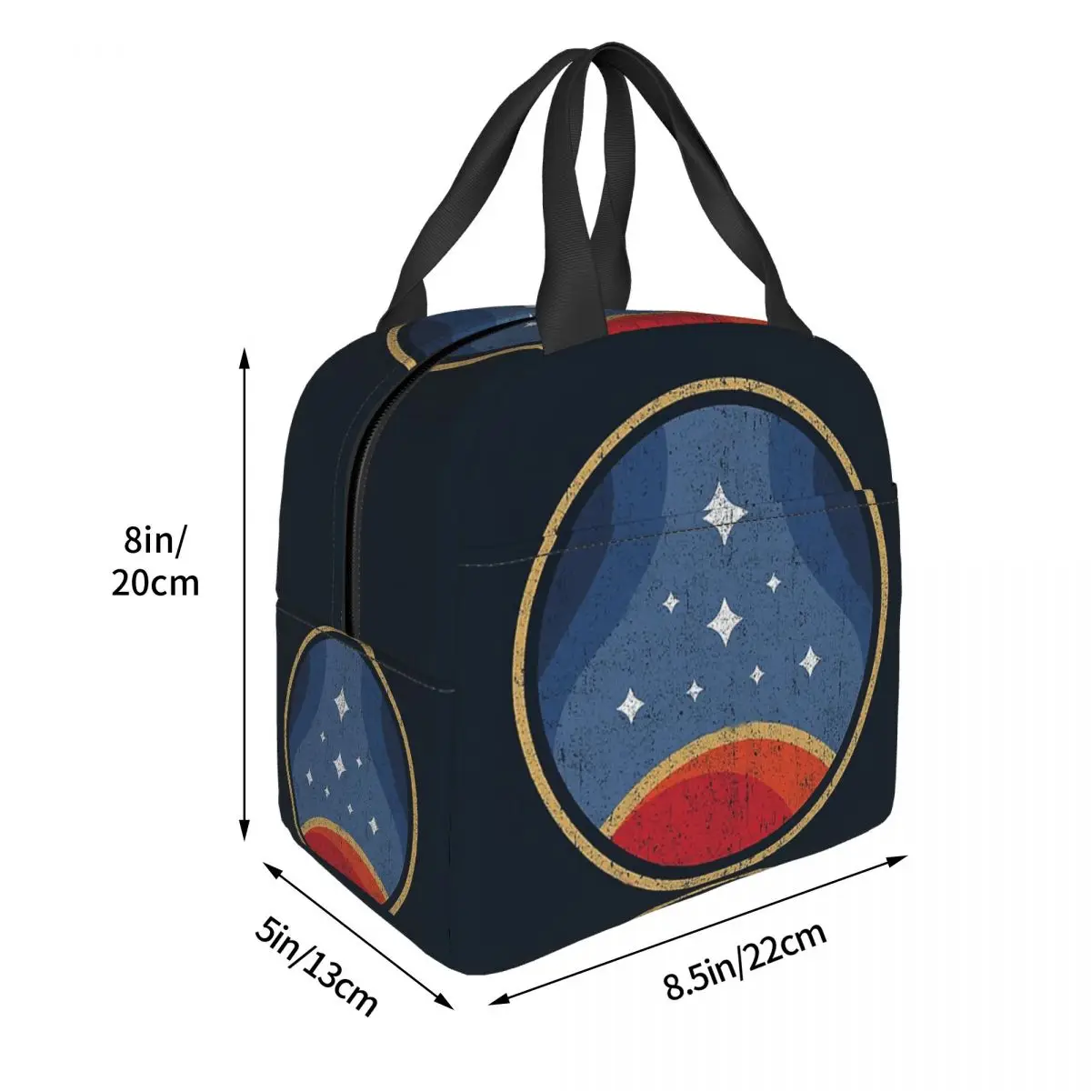 Constellation Badge - Starfield Lunch Bags Insulated Bento Box Lunch Tote Leakproof Picnic Bags for Woman Student Work