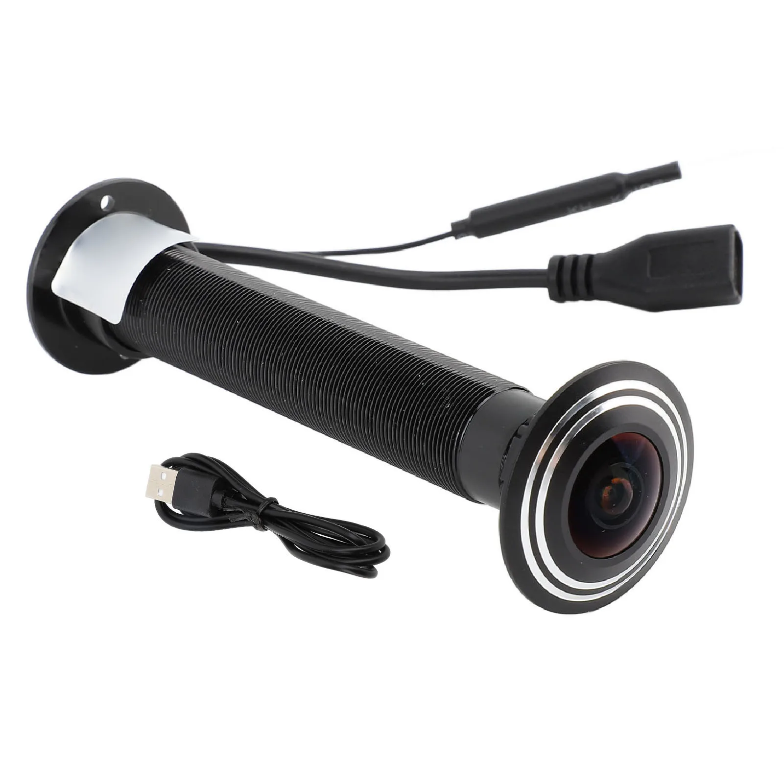 

Камера дверного просмотра, камера-глазок, 5G, Wi-Fi, обнаружение движения, широкий угол, 2-сторонний разговор, подключение через приложение, объектив 180 градусов для квартиры