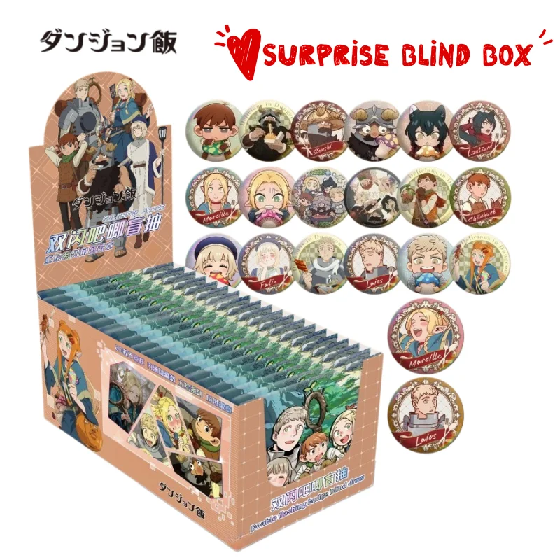 Neues Delicious in Dungeon Laios Marcille Chilchuck Überraschungs-Blindbox-Abzeichen 75MM Hoher Farbwert Kreativer Rucksackanhänger Geschenk – Detail 1
